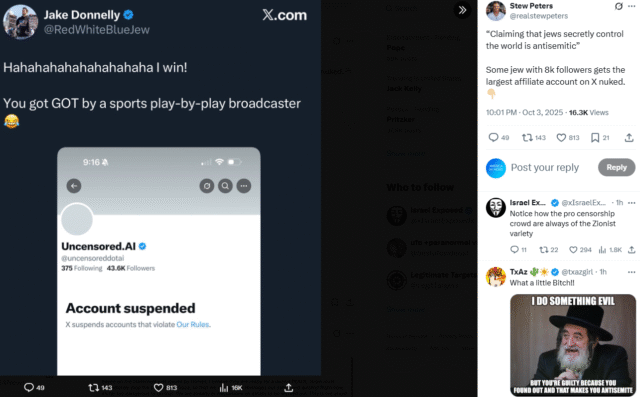 Uncensored AI is deleted on X
