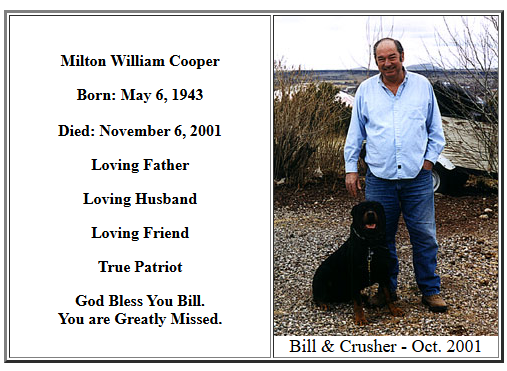 RIP Bill Cooper