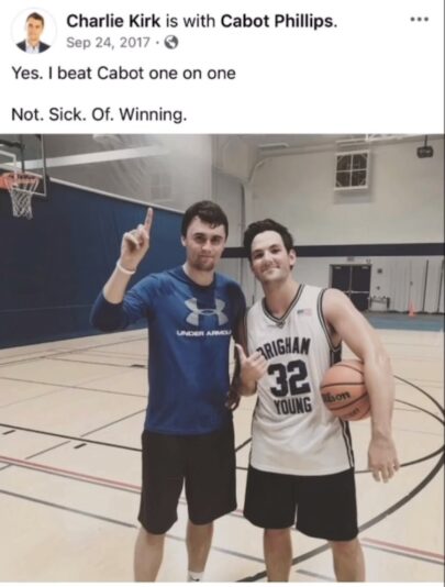 Charliek Kirk With Cabot Phillips