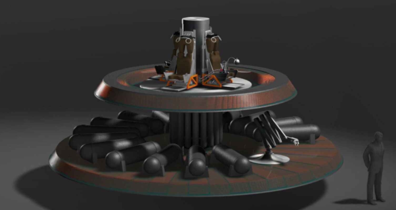 UFO Driver seat and controls