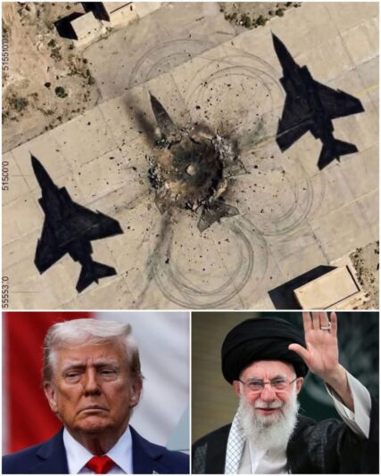 Iran painted fake planes on the ground